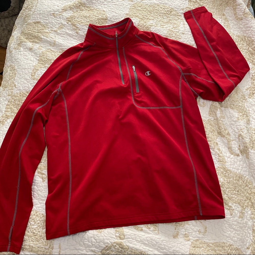 Champion Elite Red Performance Pullover Activewea… - image 3